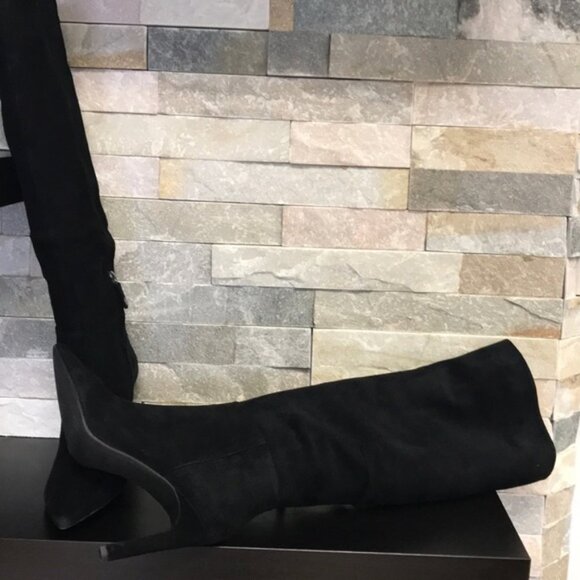 Geox Faviola Suede Knee High Boot - Picture 8 of 9